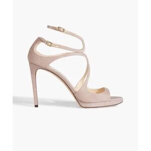 Jimmy choo Lance sandal size 37 ballet pink glitter